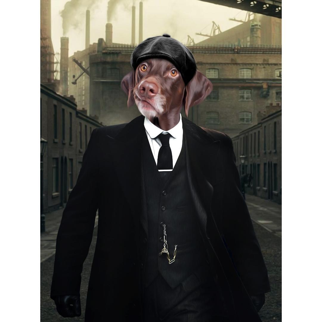 Pet Portraits | The 1920’s O.G: Custom Digital Download Pet Portrait | Paw & Glory