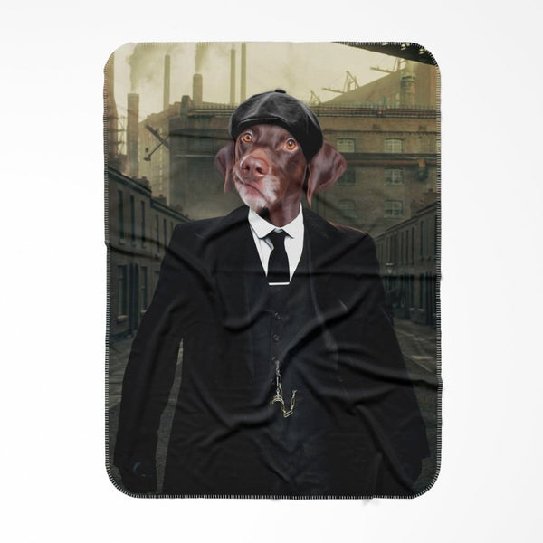 1920s Gangster Custom Pet Blanket | Personalized Pet Gift | Paw & Glory
