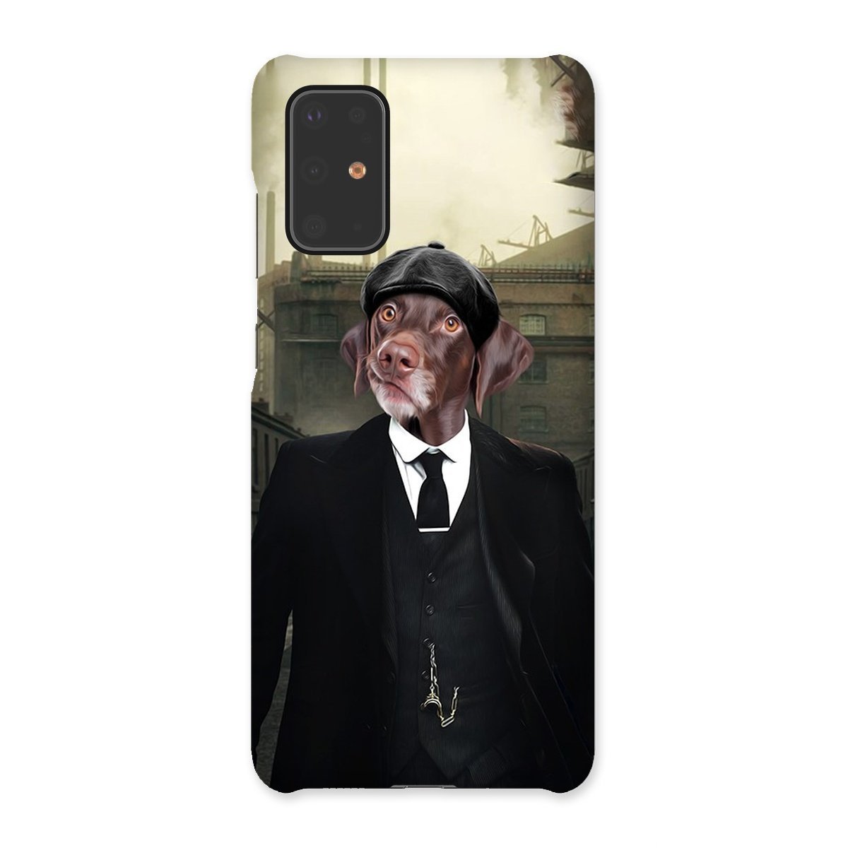 Pet Portraits | Tommy (Peaky Blinders Inspired): Custom Pet Phone Case | Paw & Glory