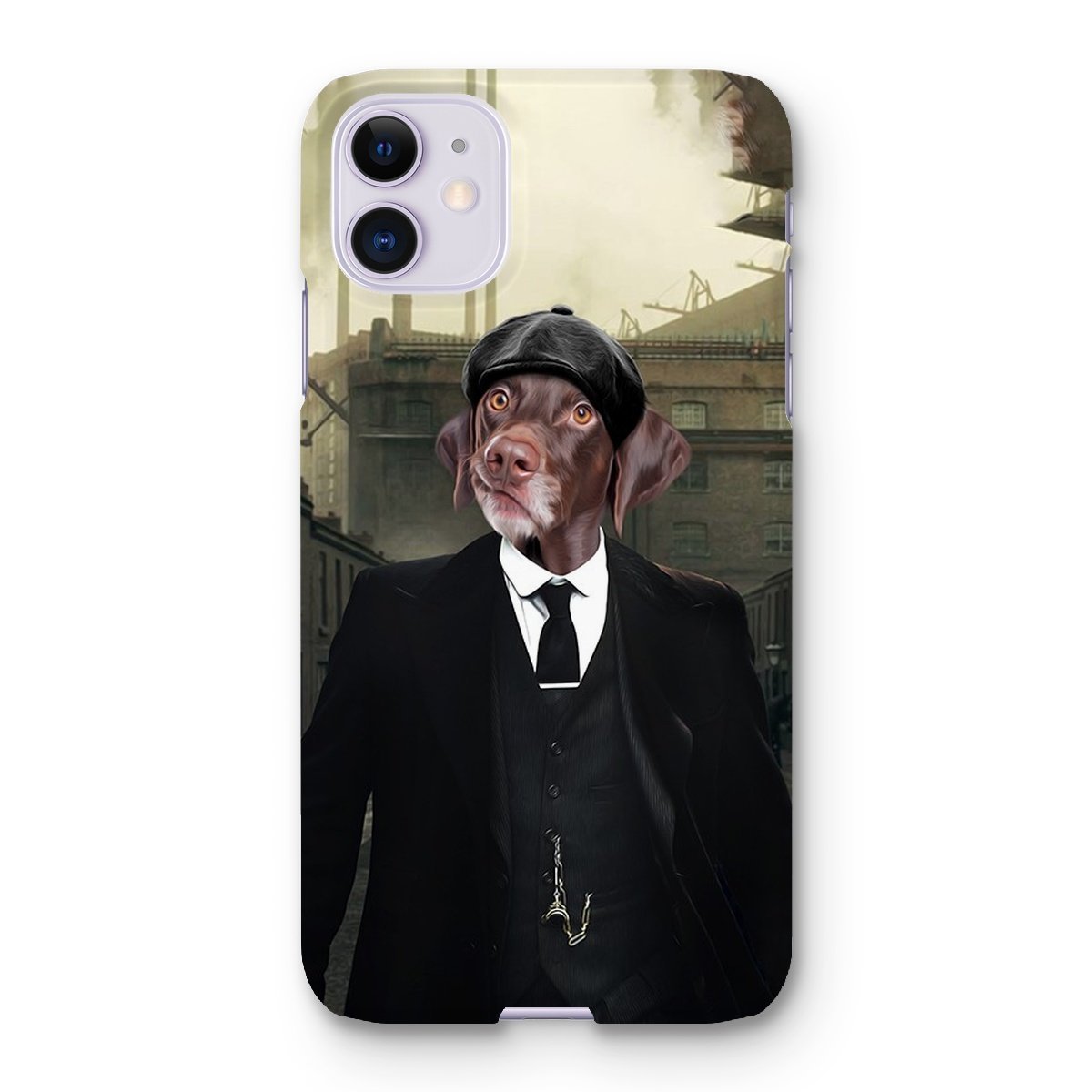 Pet Portraits | Tommy (Peaky Blinders Inspired): Custom Pet Phone Case | Paw & Glory