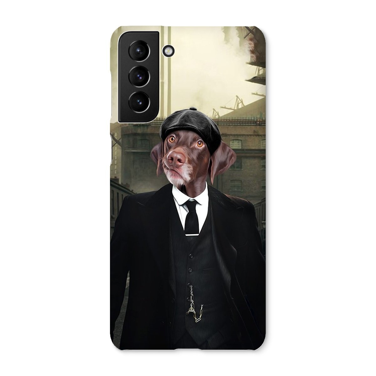Pet Portraits | Tommy (Peaky Blinders Inspired): Custom Pet Phone Case | Paw & Glory
