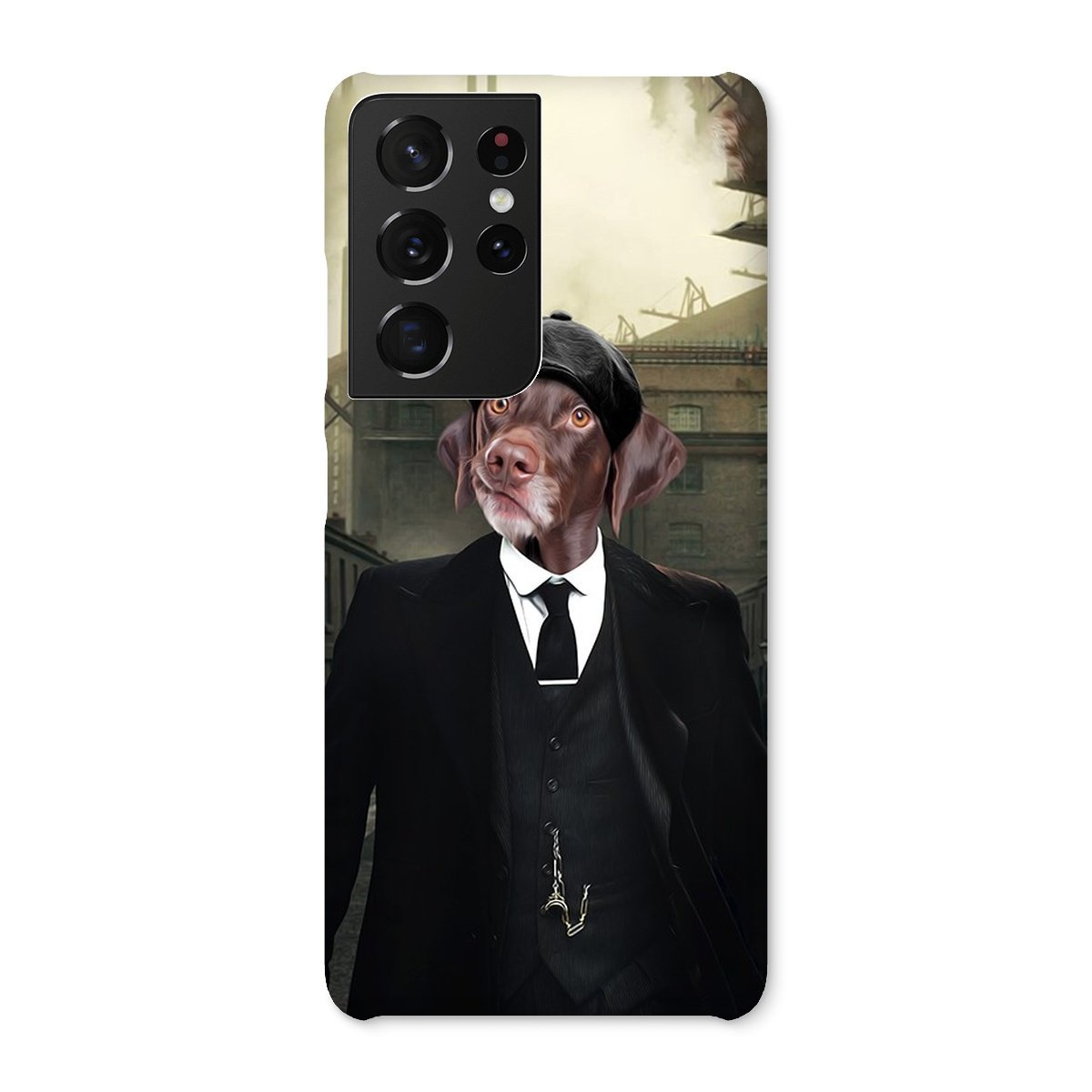 Pet Portraits | Tommy (Peaky Blinders Inspired): Custom Pet Phone Case | Paw & Glory