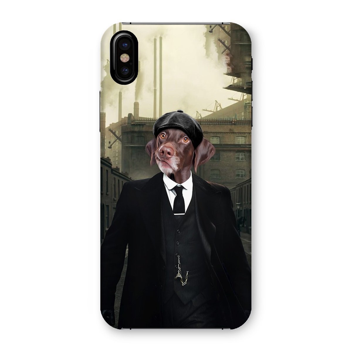 Pet Portraits | Tommy (Peaky Blinders Inspired): Custom Pet Phone Case | Paw & Glory