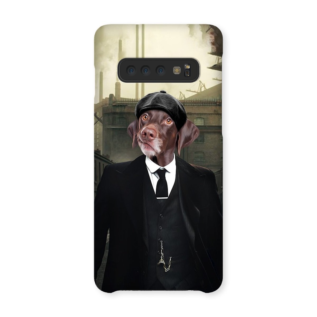 Pet Portraits | Tommy (Peaky Blinders Inspired): Custom Pet Phone Case | Paw & Glory