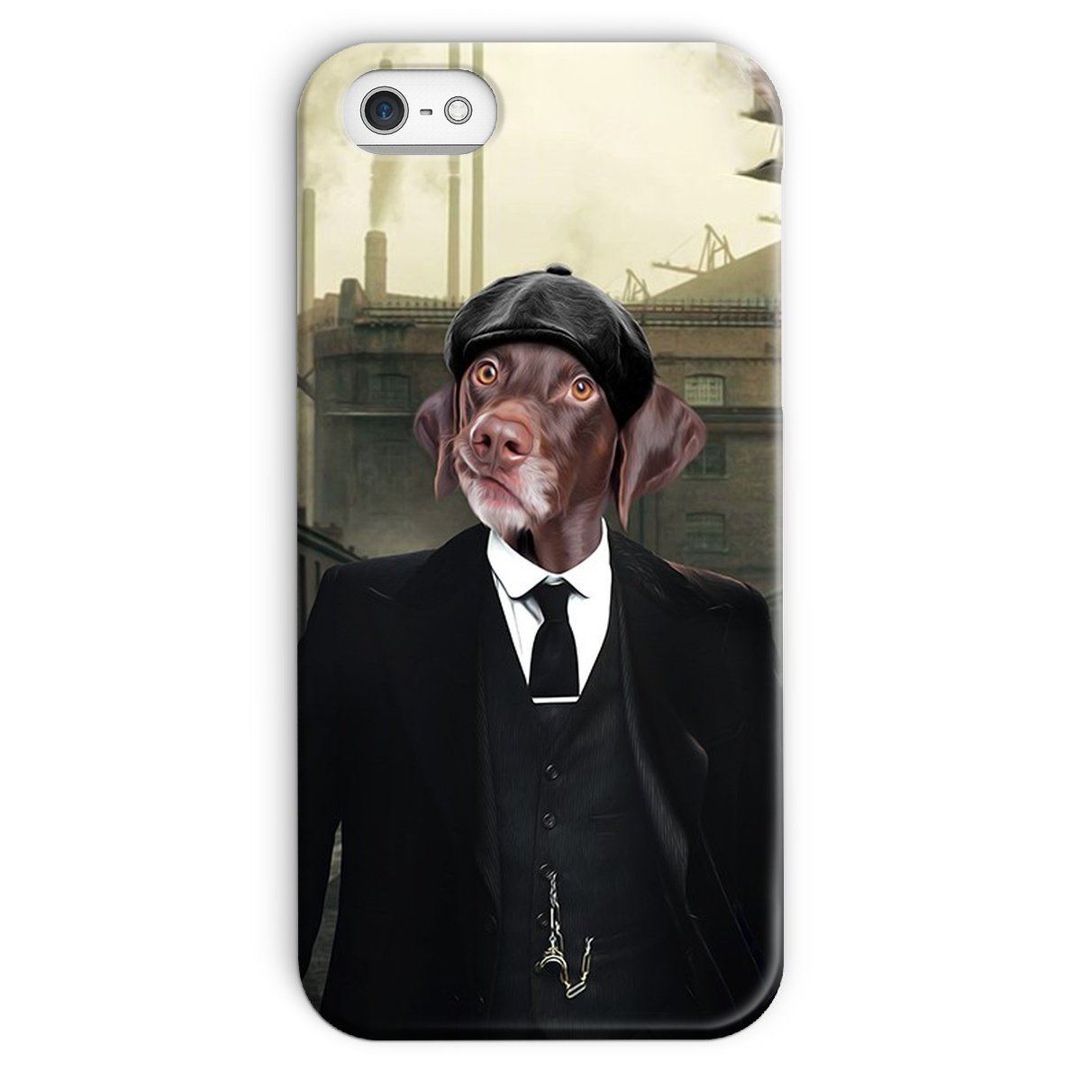 Pet Portraits | Tommy (Peaky Blinders Inspired): Custom Pet Phone Case | Paw & Glory
