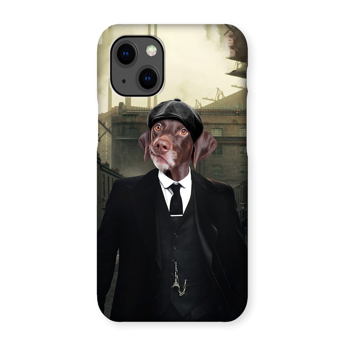 Pet Portraits | Tommy (Peaky Blinders Inspired): Custom Pet Phone Case | Paw & Glory