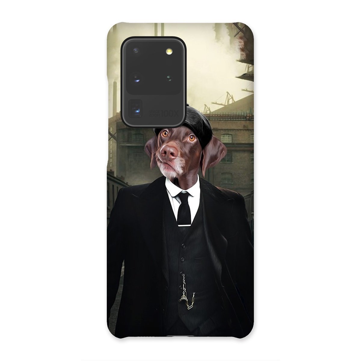 Pet Portraits | Tommy (Peaky Blinders Inspired): Custom Pet Phone Case | Paw & Glory