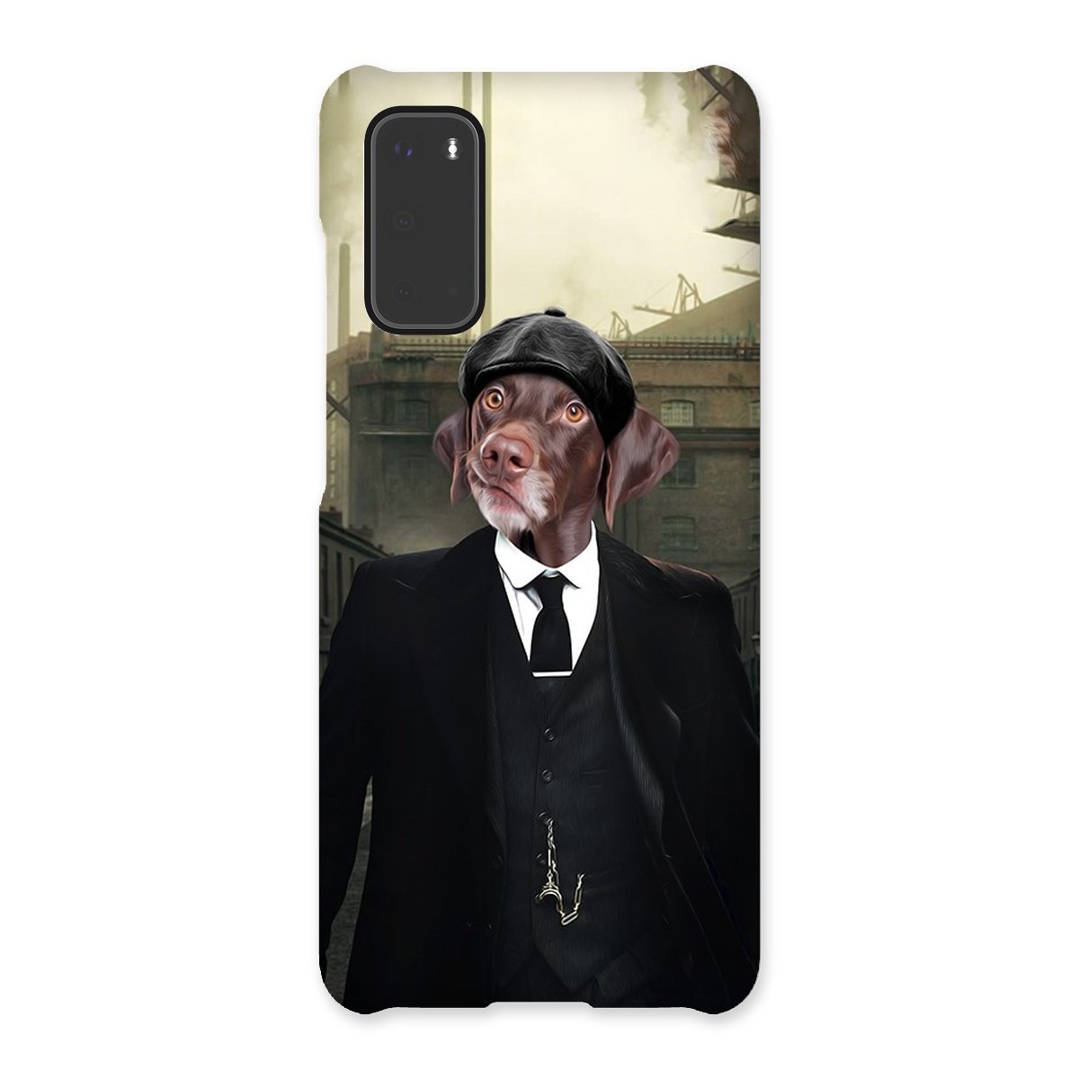 Pet Portraits | Tommy (Peaky Blinders Inspired): Custom Pet Phone Case | Paw & Glory