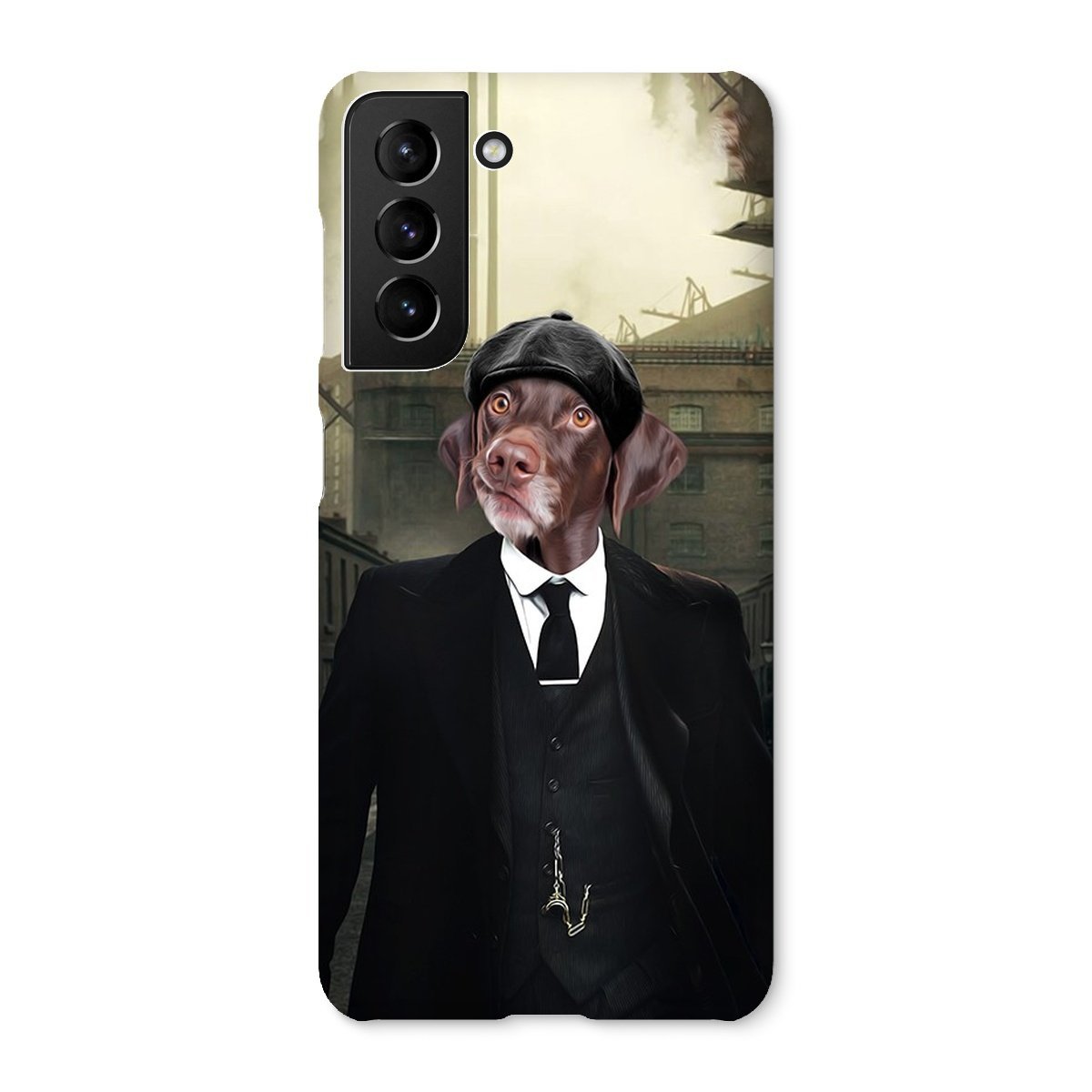 Pet Portraits | Tommy (Peaky Blinders Inspired): Custom Pet Phone Case | Paw & Glory