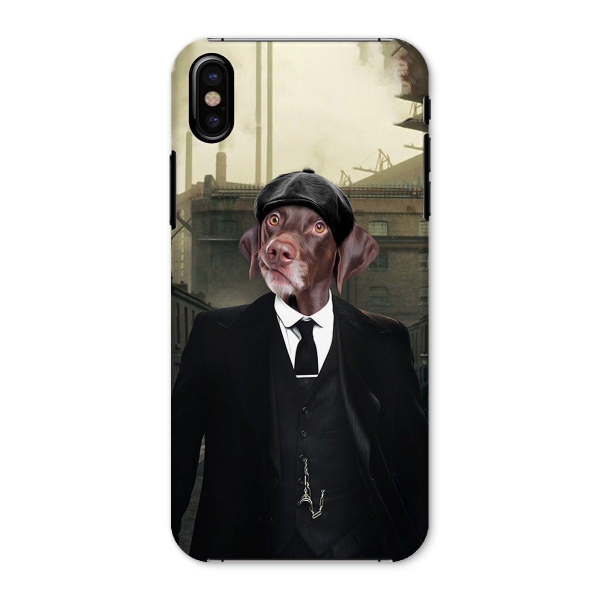 Pet Portraits | Tommy (Peaky Blinders Inspired): Custom Pet Phone Case | Paw & Glory