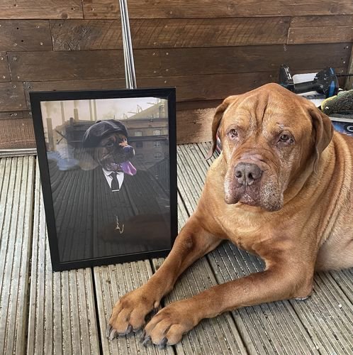 1920s Gangster Custom Pet Portrait | Paw & Glory