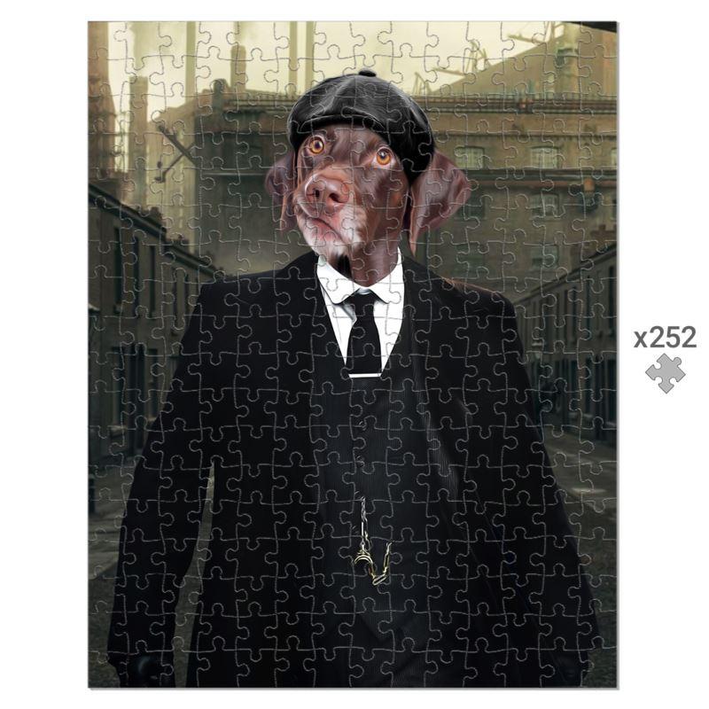 Pet Portraits | Tommy (Peaky Blinders Inspired): Custom Pet Puzzle | Paw & Glory