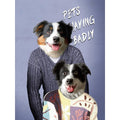 Tony & Deborah (Men Behaving Badly Inspired): Custom Digital Download Pet Portrait