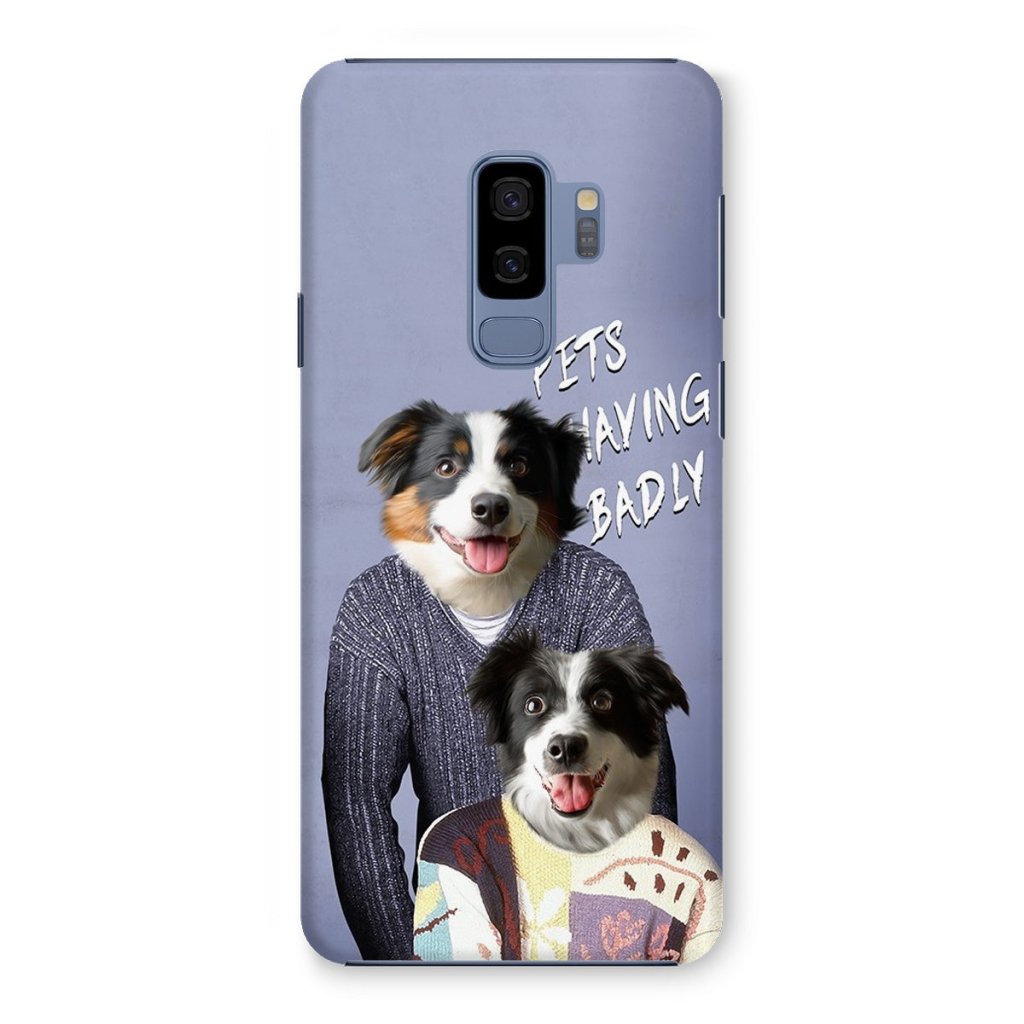 Pet Portraits | Tony & Deborah (Men Behaving Badly Inspired): Custom Pet Phone Case | Paw & Glory