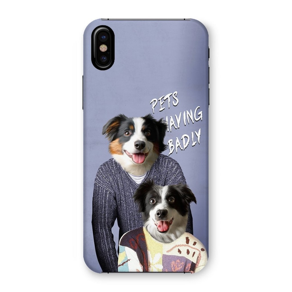 Pet Portraits | Tony & Deborah (Men Behaving Badly Inspired): Custom Pet Phone Case | Paw & Glory
