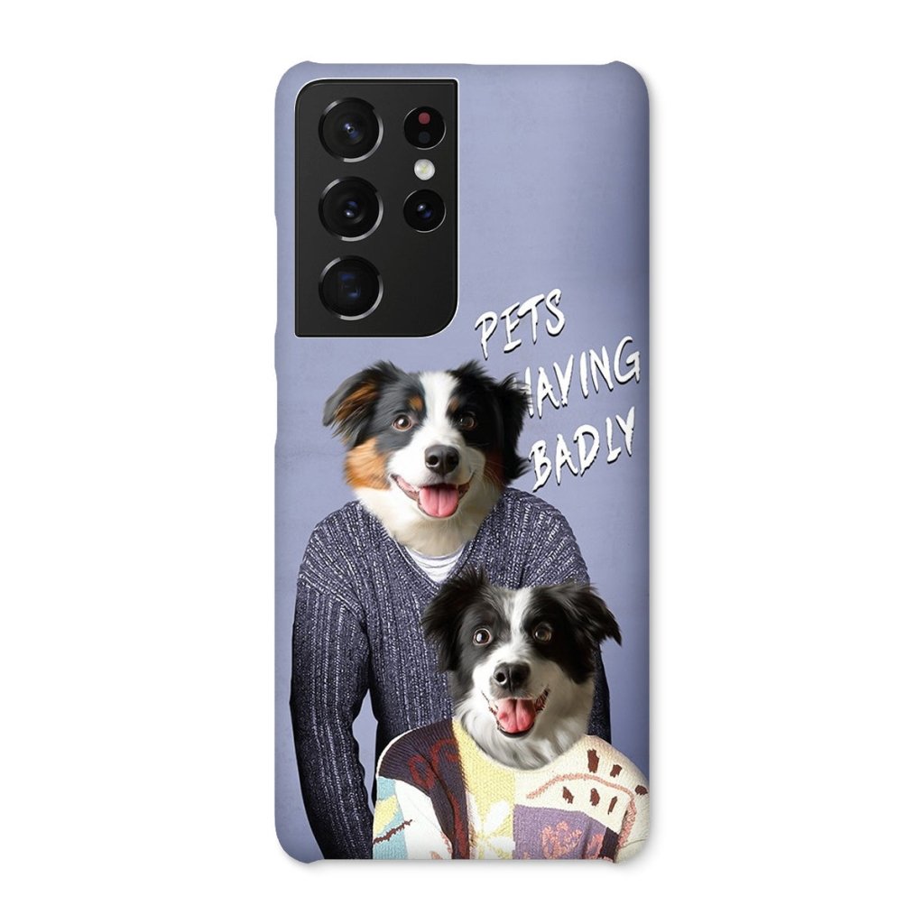 Pet Portraits | Tony & Deborah (Men Behaving Badly Inspired): Custom Pet Phone Case | Paw & Glory