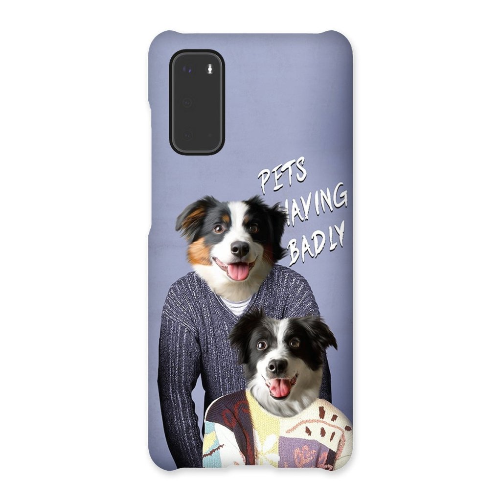 Pet Portraits | Tony & Deborah (Men Behaving Badly Inspired): Custom Pet Phone Case | Paw & Glory