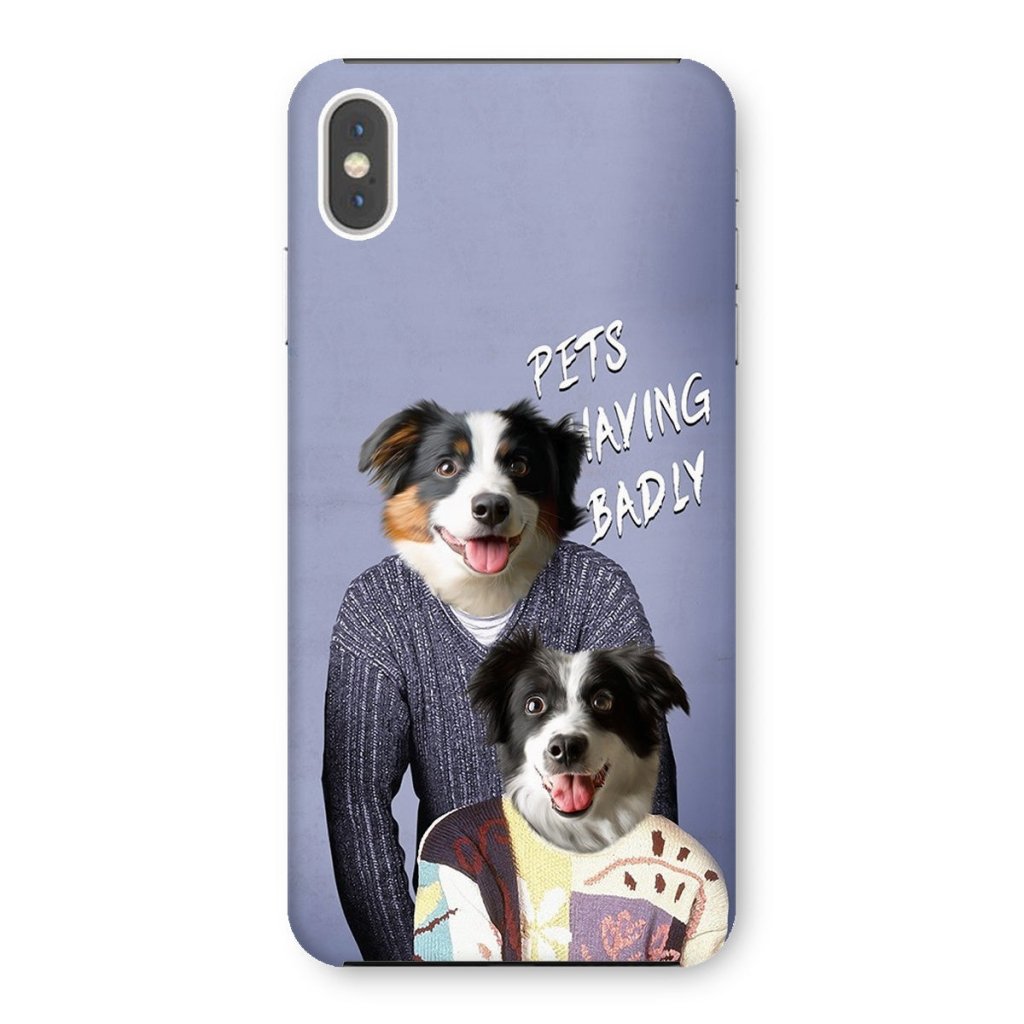 Pet Portraits | Tony & Deborah (Men Behaving Badly Inspired): Custom Pet Phone Case | Paw & Glory