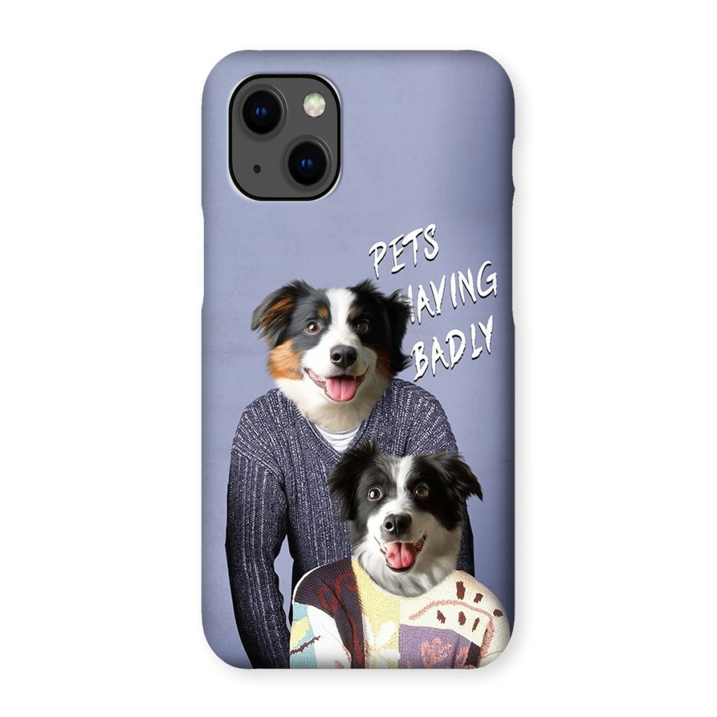 Pet Portraits | Tony & Deborah (Men Behaving Badly Inspired): Custom Pet Phone Case | Paw & Glory