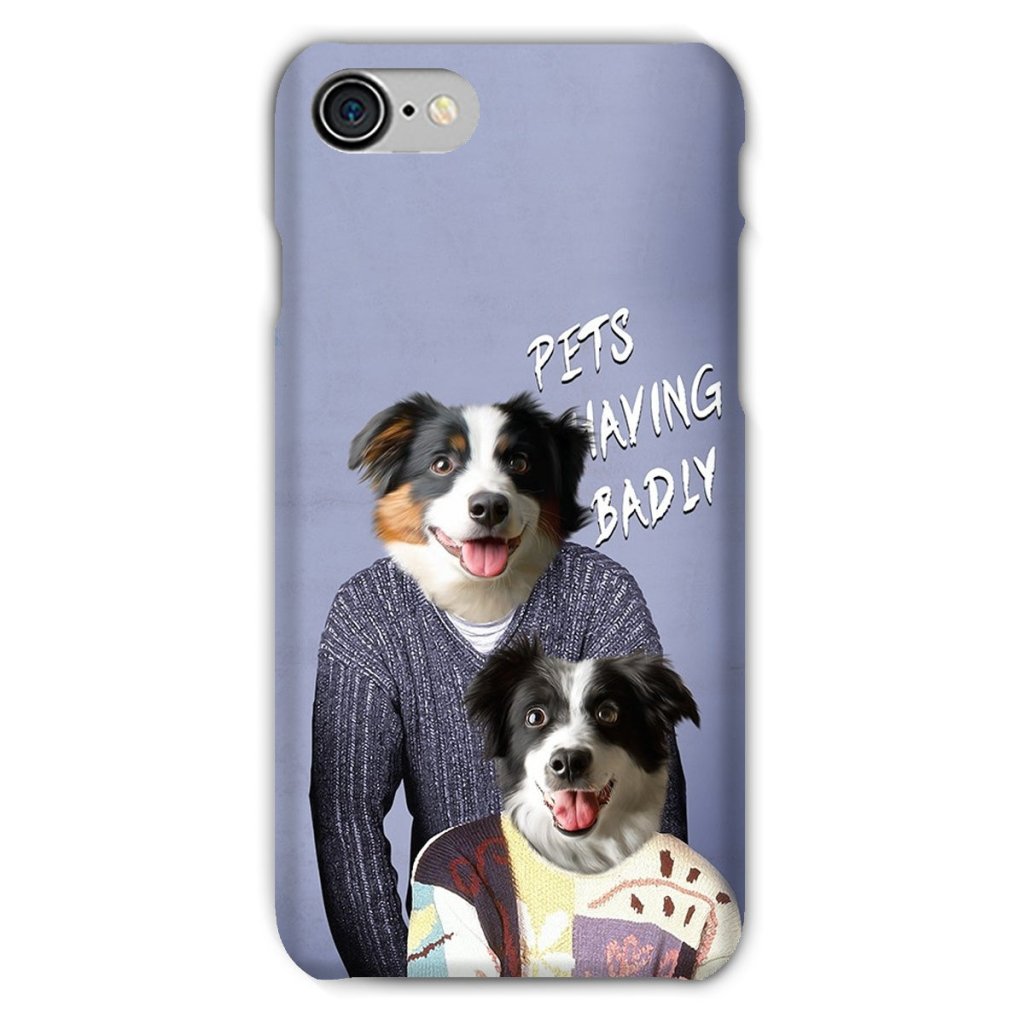 Pet Portraits | Tony & Deborah (Men Behaving Badly Inspired): Custom Pet Phone Case | Paw & Glory
