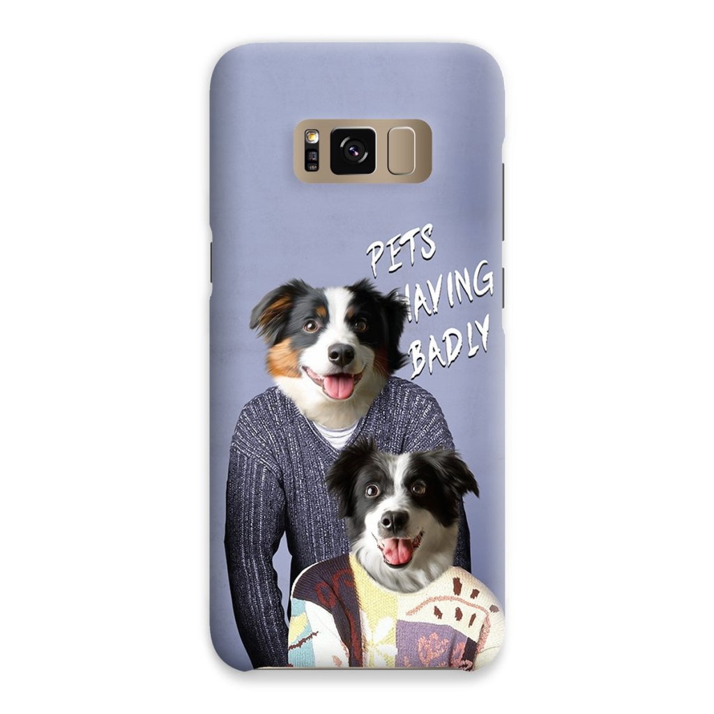 Pet Portraits | Tony & Deborah (Men Behaving Badly Inspired): Custom Pet Phone Case | Paw & Glory