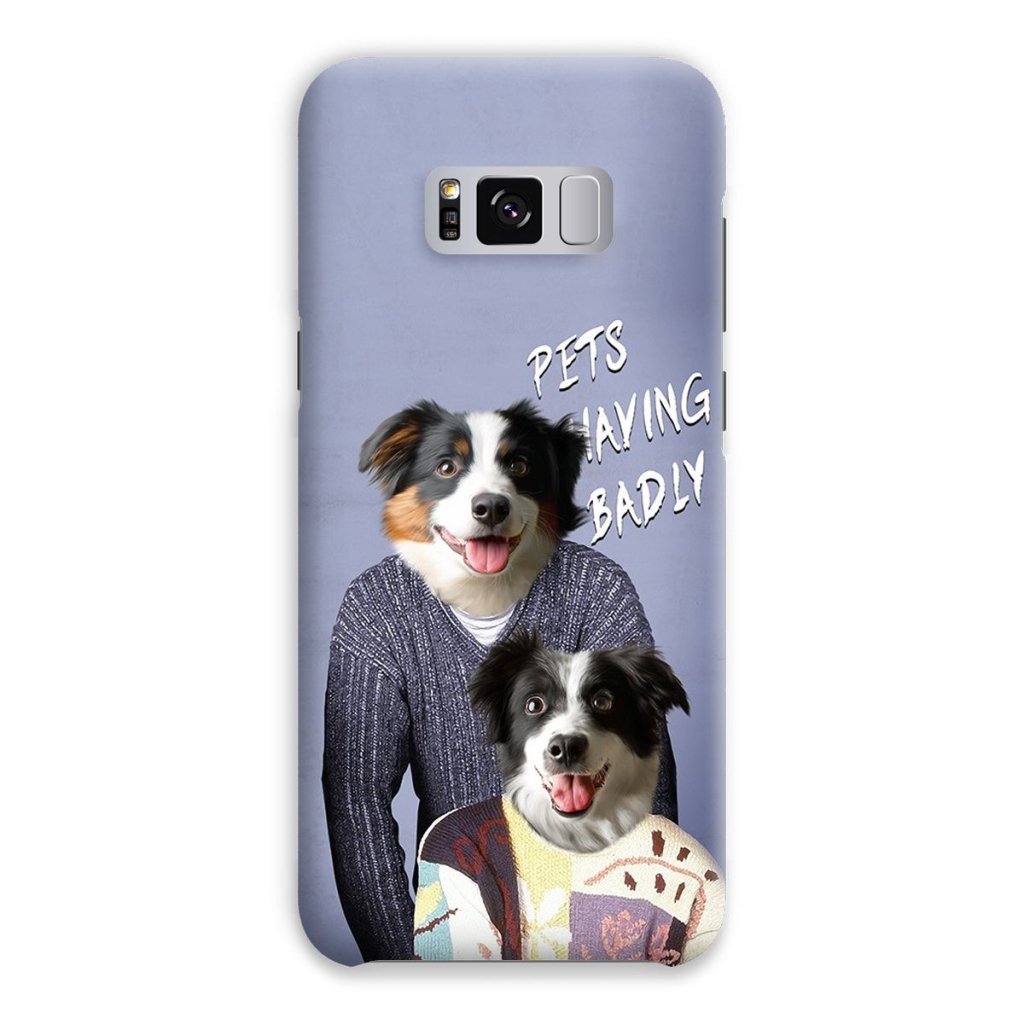 Pet Portraits | Tony & Deborah (Men Behaving Badly Inspired): Custom Pet Phone Case | Paw & Glory