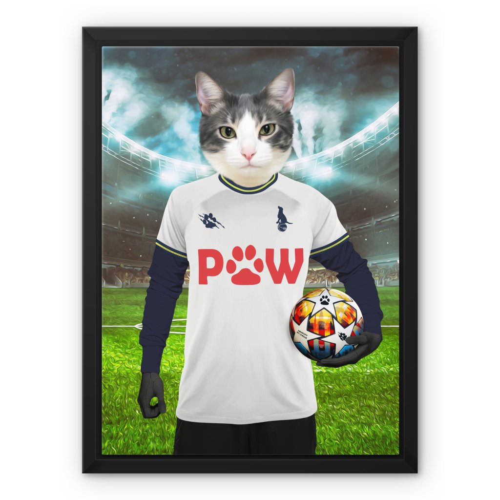 Pet Portraits | Tottenham Hotspaw Football Club: Custom Pet Canvas | Paw & Glory