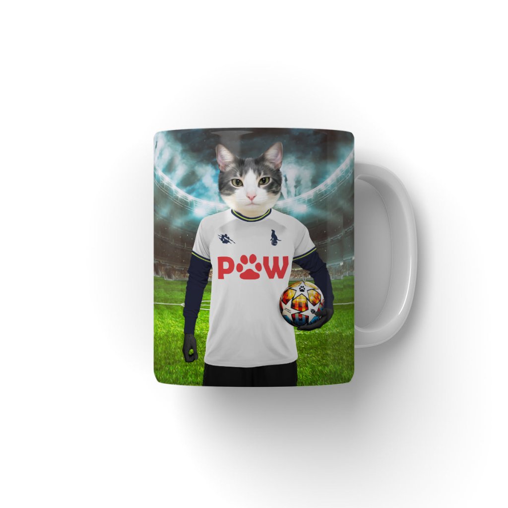 Tottenham Hotspaw Football Club: Custom Pet Mug - Paw & Glory - Dog Portraits - Pet Portraits