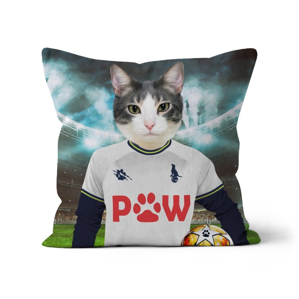 Pet Portraits | Tottenham Hotspaw Football Club: Custom Pet Pillow | Paw & Glory