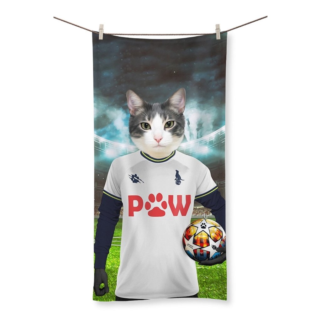 Tottenham Hotspaw Football Club: Custom Pet Towel - Paw & Glory - Dog Portraits - Pet Portraits