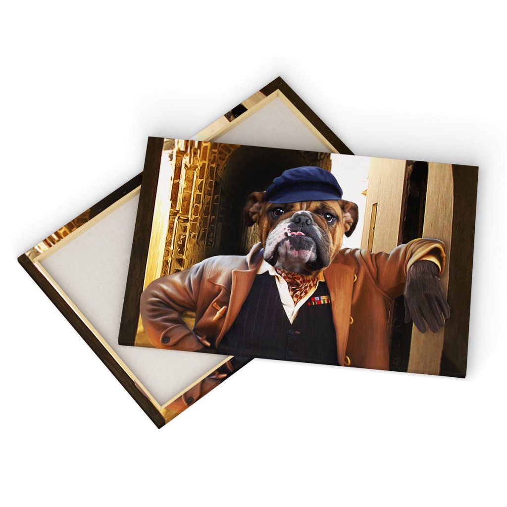 Pet Portraits | Uncle Albert (Only Fools & Horses Inspired): Custom Pet Canvas | Paw & Glory