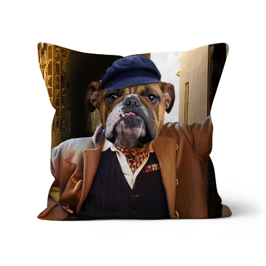 Pet Portraits | Uncle Albert (Only Fools & Horses Inspired): Custom Pet Pillow | Paw & Glory