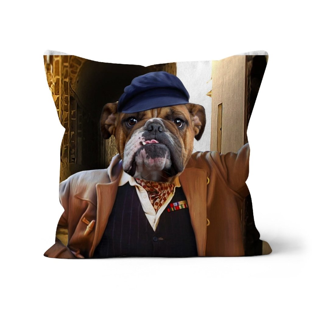Pet Portraits | Uncle Albert (Only Fools & Horses Inspired): Custom Pet Pillow | Paw & Glory