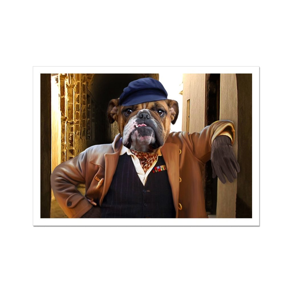 Veteran Storyteller Custom Pet Poster | Custom Pet Portrait Print | Paw & Glory