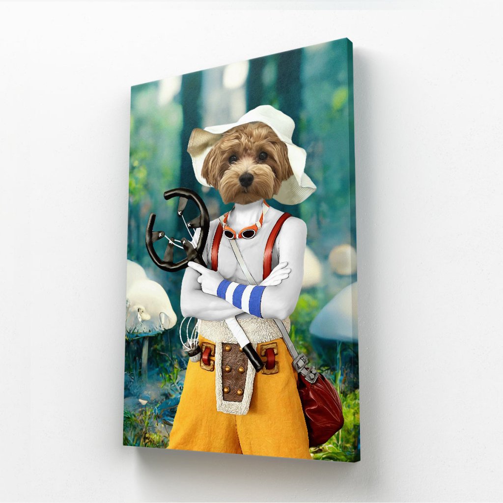 Pet Portraits | Usopp (One Piece Inspired): Custom Pet Canvas | Paw & Glory