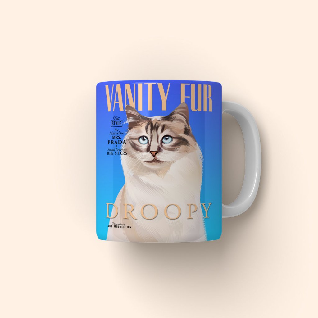 Vanity Fur: Custom Pet Coffee Mug - Paw & Glory - Dog Portraits - Pet Portraits