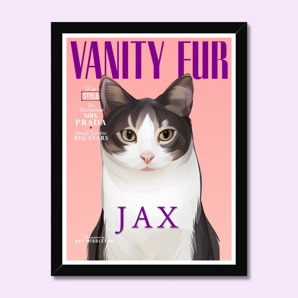 Pet Portraits | Vanity Fur: Custom Pet Portrait | Paw & Glory