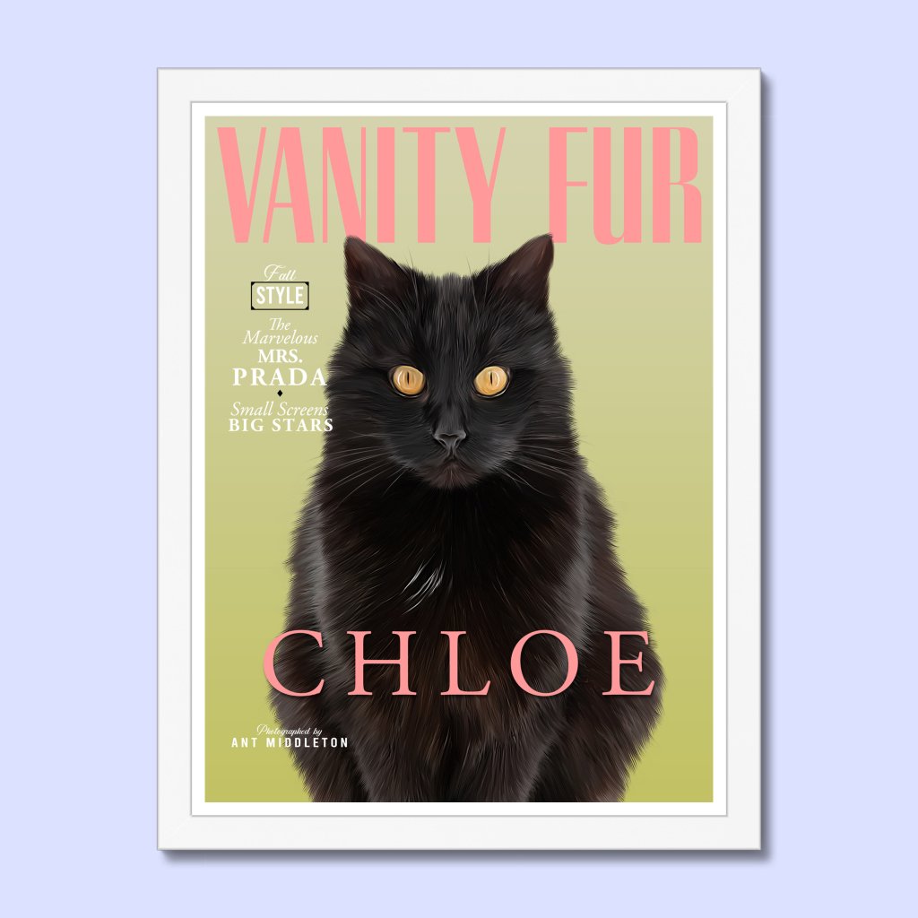 Vanity Fur: Custom Pet Portrait - Paw & Glory - Dog Portraits - Pet Portraits