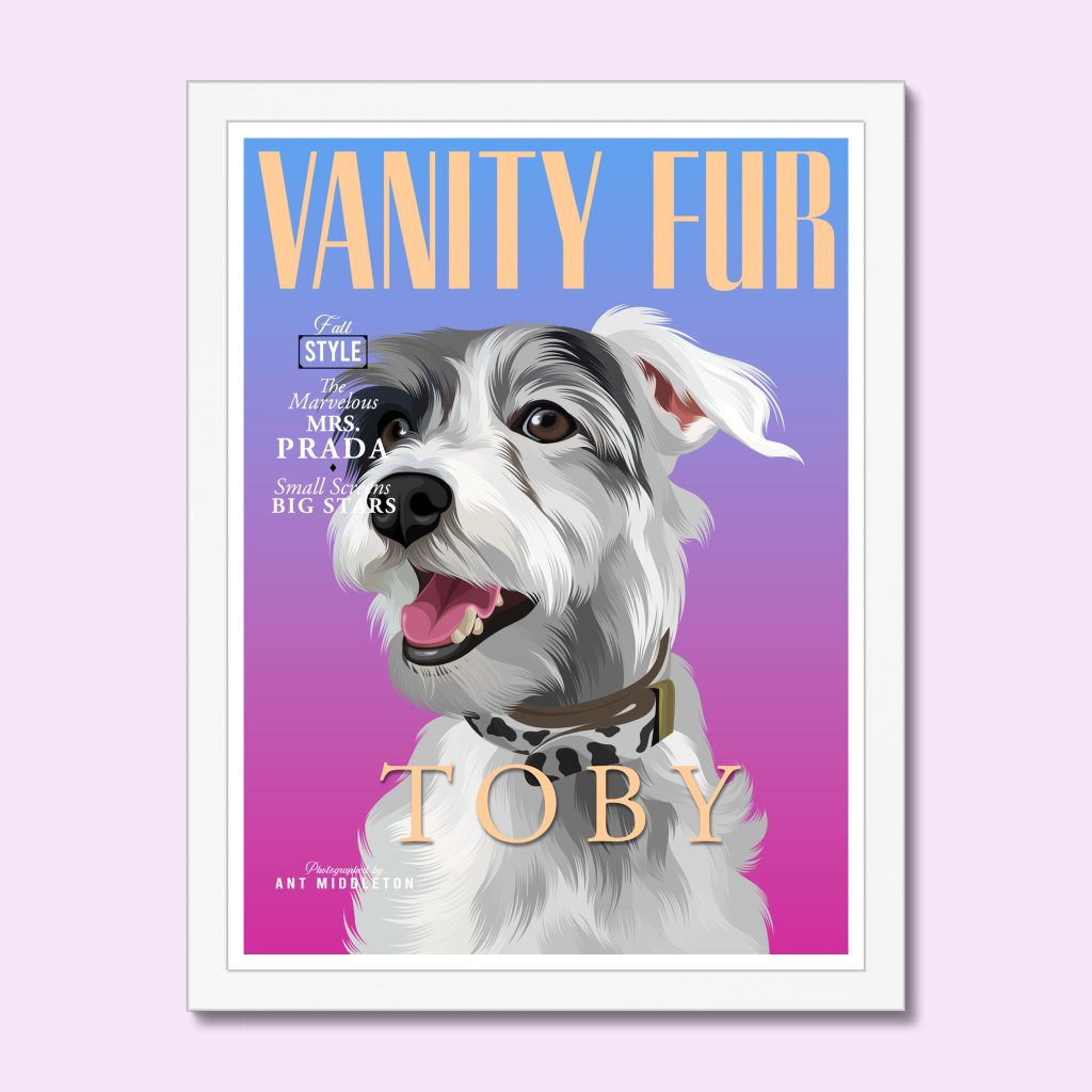 Pet Portraits | Vanity Fur: Custom Pet Portrait | Paw & Glory