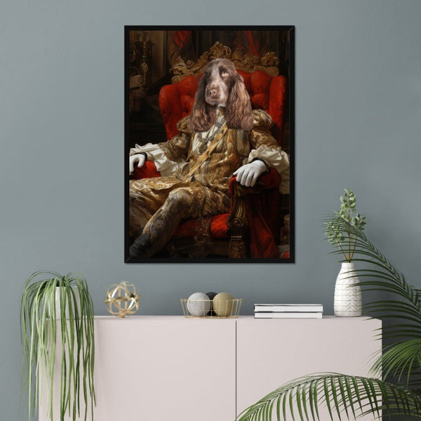 Viscount: Custom Pet Portrait | framed pet portrait | Paw & Glory