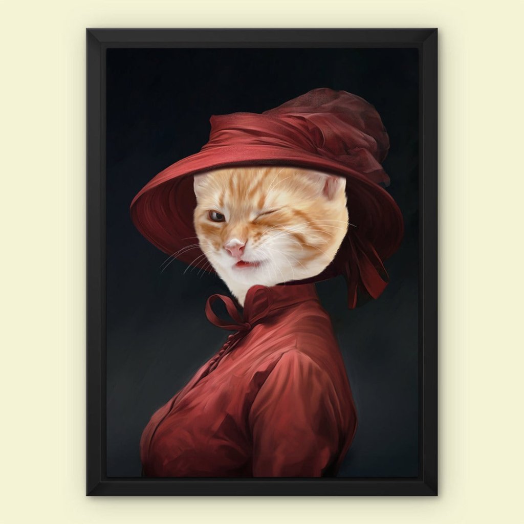 Pet Portraits | Viscountess: Custom Pet Canvas | Paw & Glory