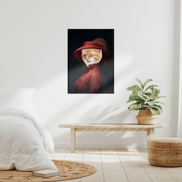 Viscountess: Custom Pet Portrait | framed pet portrait | Paw & Glory
