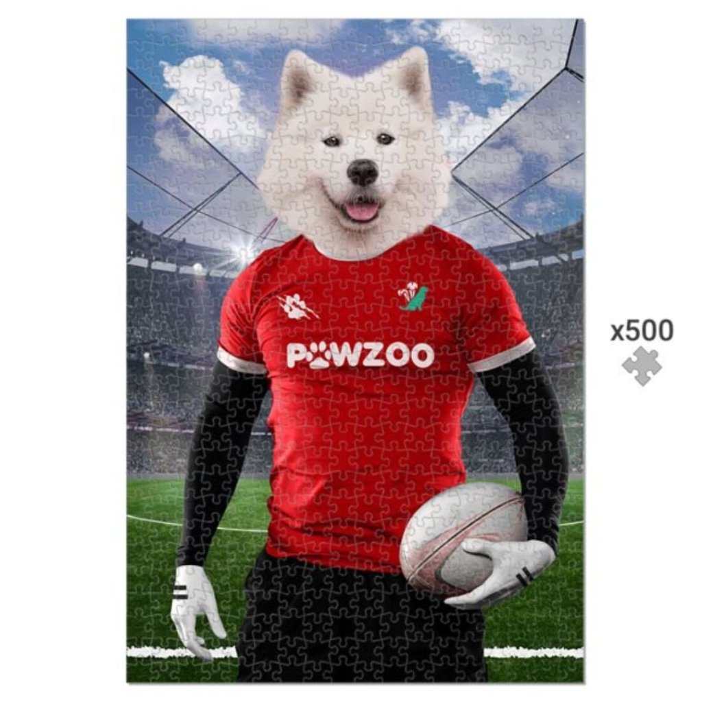 Pet Portraits | Wales Rugby Team: Custom Pet Puzzle | Paw & Glory