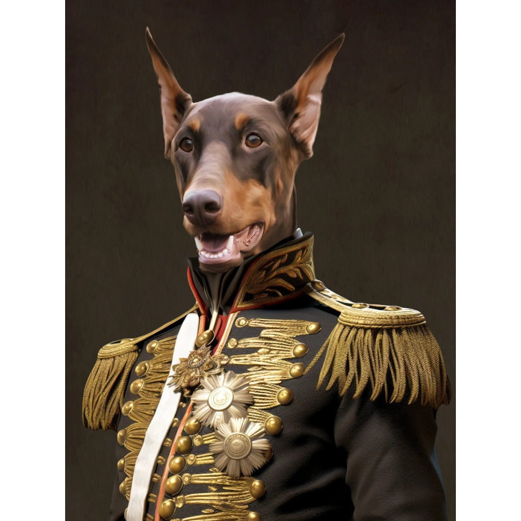 War Admiral: Custom Digital Download Pet Portrait - Paw & Glory - Dog Portraits - Pet Portraits