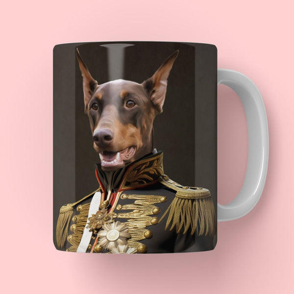 War Admiral: Custom Pet Coffee Mug | royal pet portrait | Paw & Glory