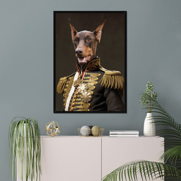 War Admiral: Custom Pet Portrait | framed pet portrait | Paw & Glory