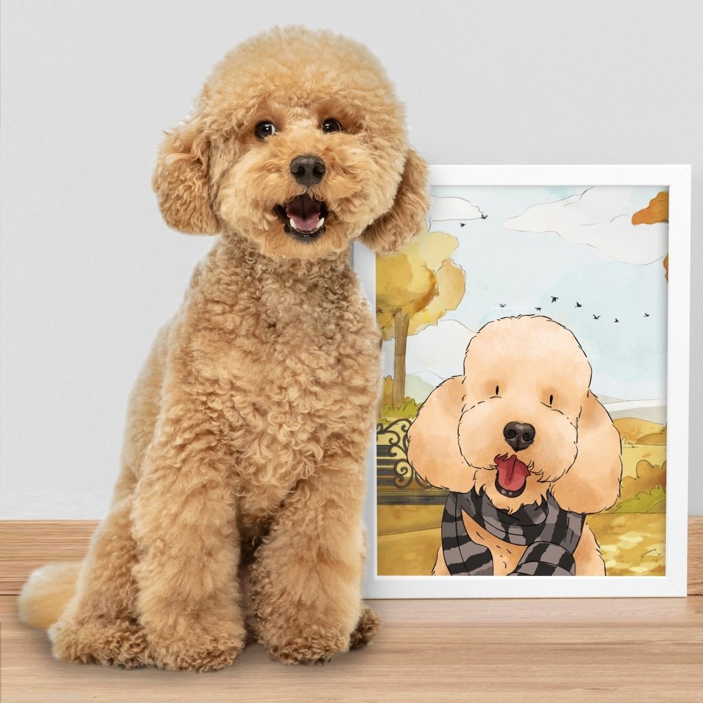 Watercolour: Custom Pet Portrait - Paw & Glory - Dog Portraits - Pet Portraits