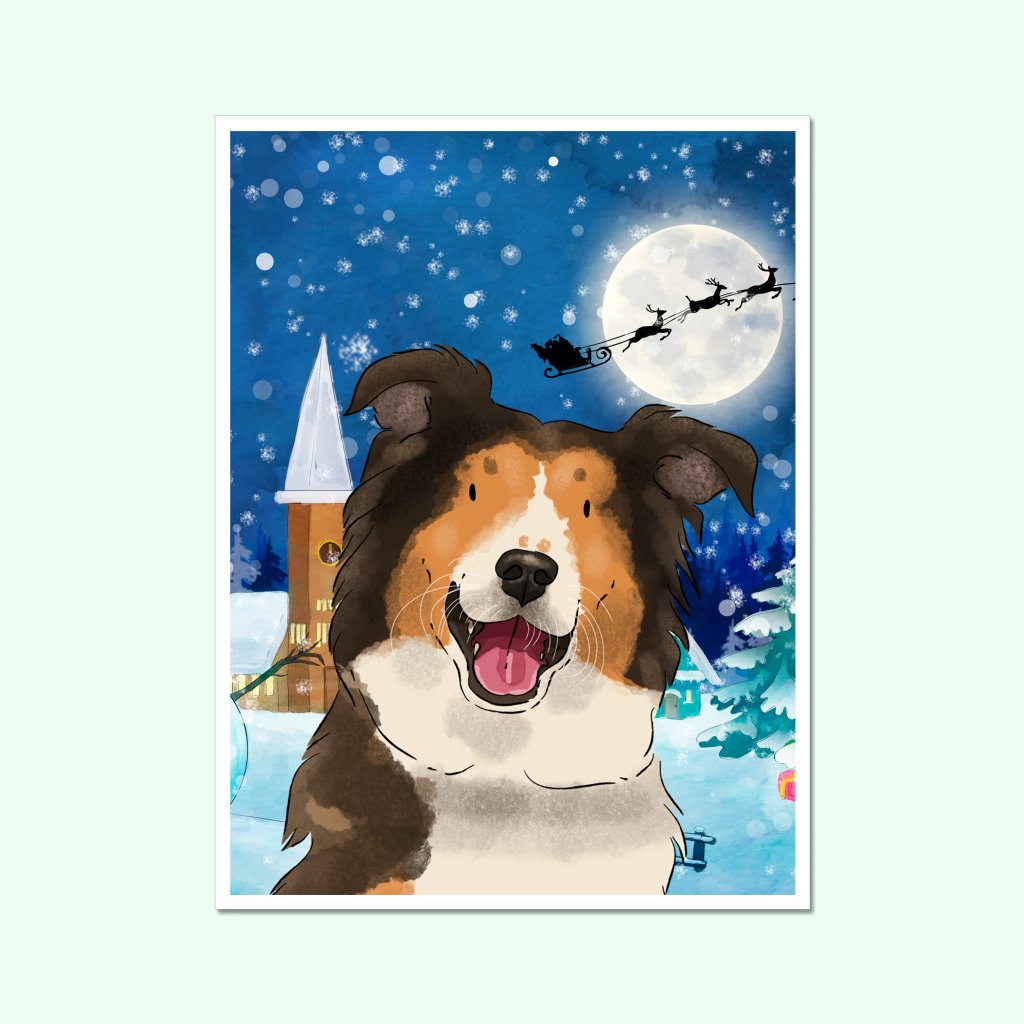 Pet Portraits | Watercolour: Custom Pet Poster | Paw & Glory