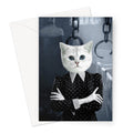 Wednesday (Adams Family Inspired): Custom Pet Greeting Card