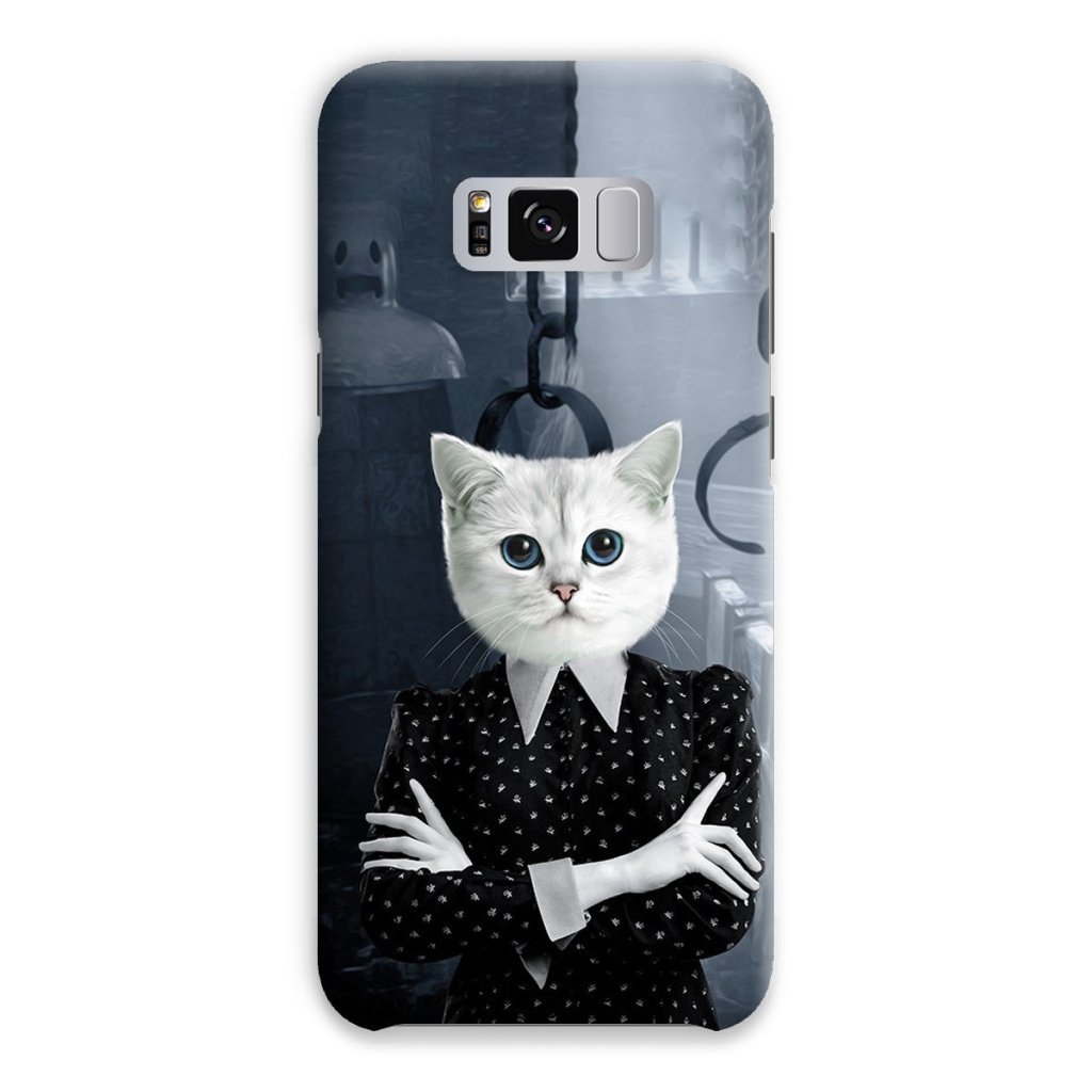 Pet Portraits | Wednesday (Adams Family Inspired): Custom Pet Phone Case | Paw & Glory